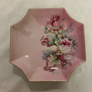 Vintage Imperial Bavaria Dessert Fruit Berry Trinket Bowl - Floral Design